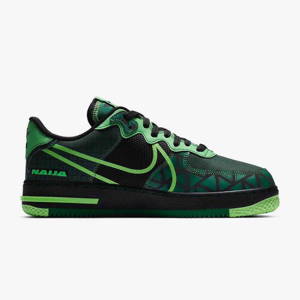 Nike Air Force 1 React Naija M 7/ W 8.5